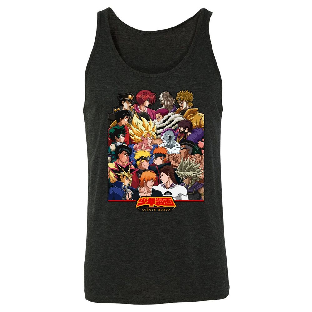 Unisex Jersey Tank - 2CMQZDZH - Charcoal Black Triblend - 5