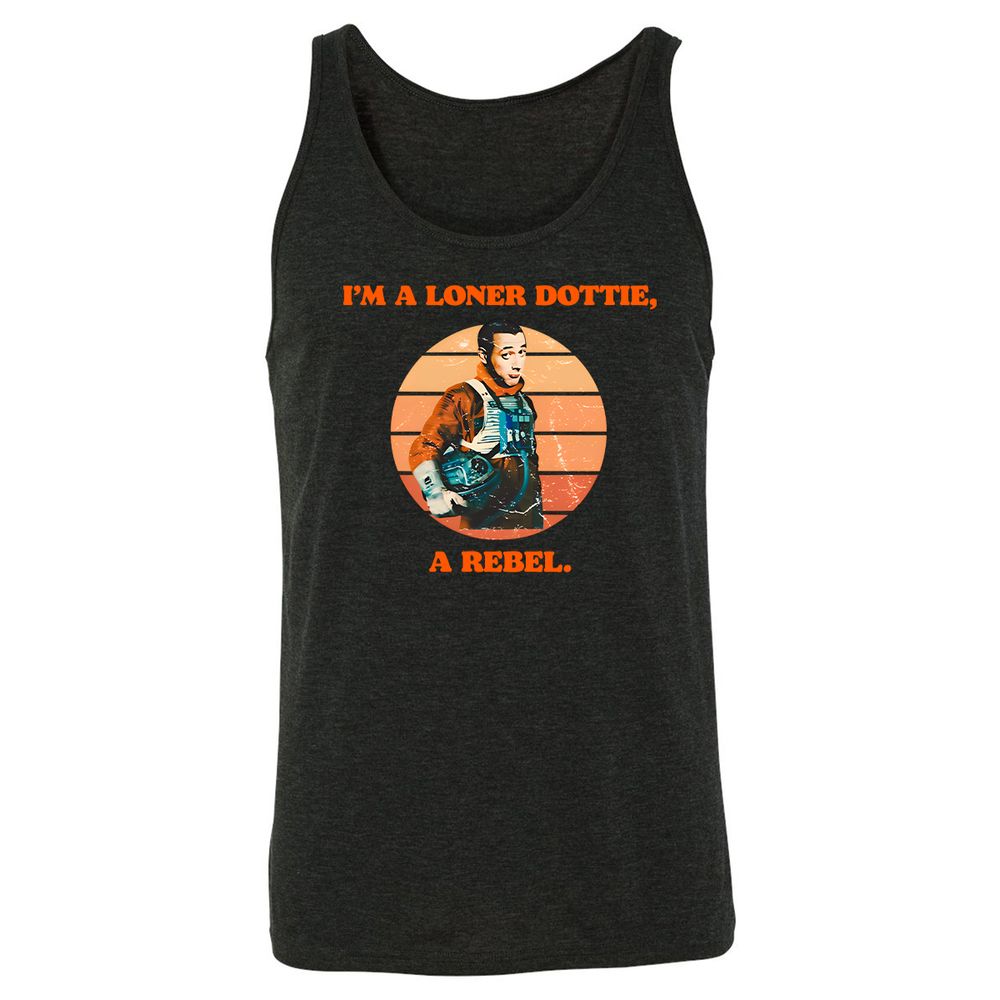 I'm a loner dottie a rebel - Charcoal Black Triblend - 5