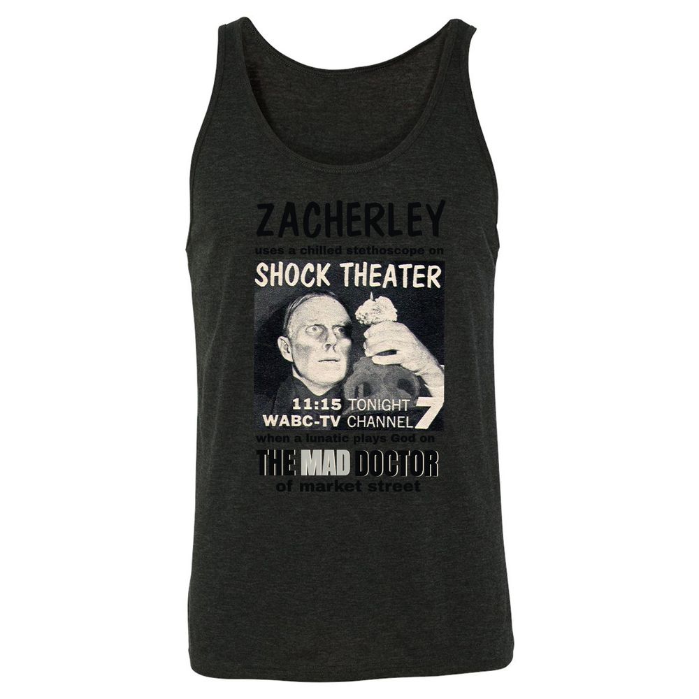Unisex Jersey Tank - 45E8SV5W - Charcoal Black Triblend - 5