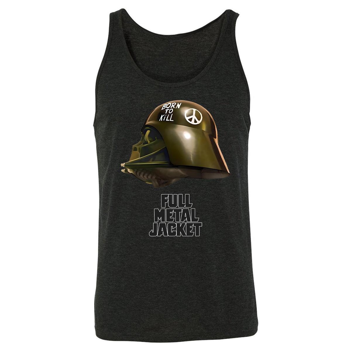 Unisex Jersey Tank - NVL91TYW - Charcoal Black Triblend - 5