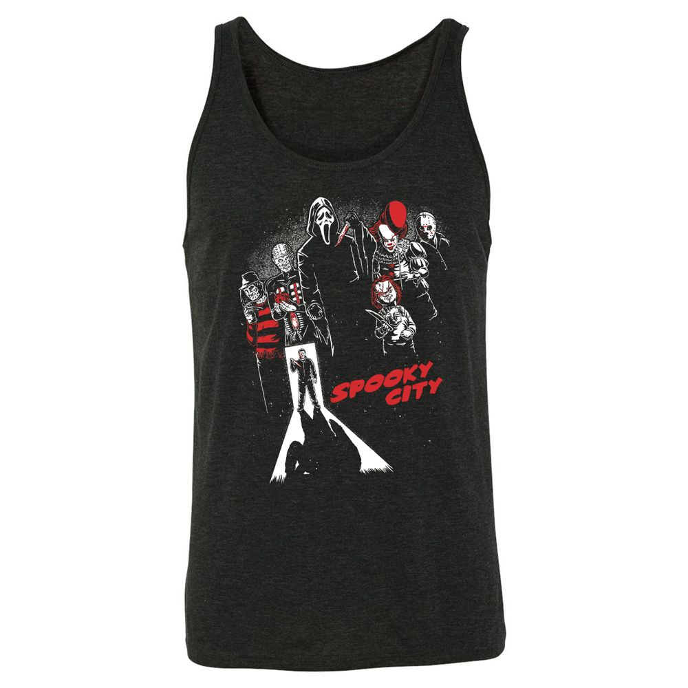 Unisex Jersey Tank - D7FPC5F6 - Charcoal Black Triblend - 5