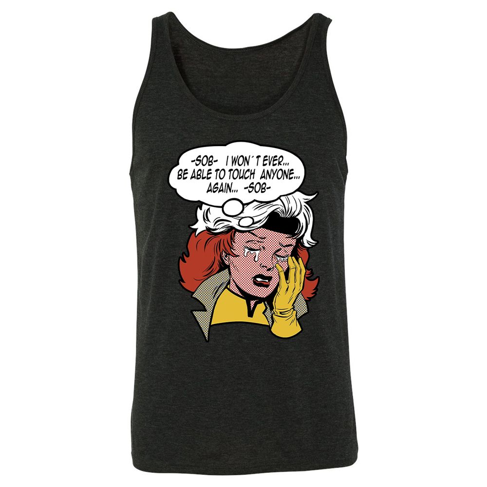 Unisex Jersey Tank - Q8T3K1LC - Charcoal Black Triblend - 5