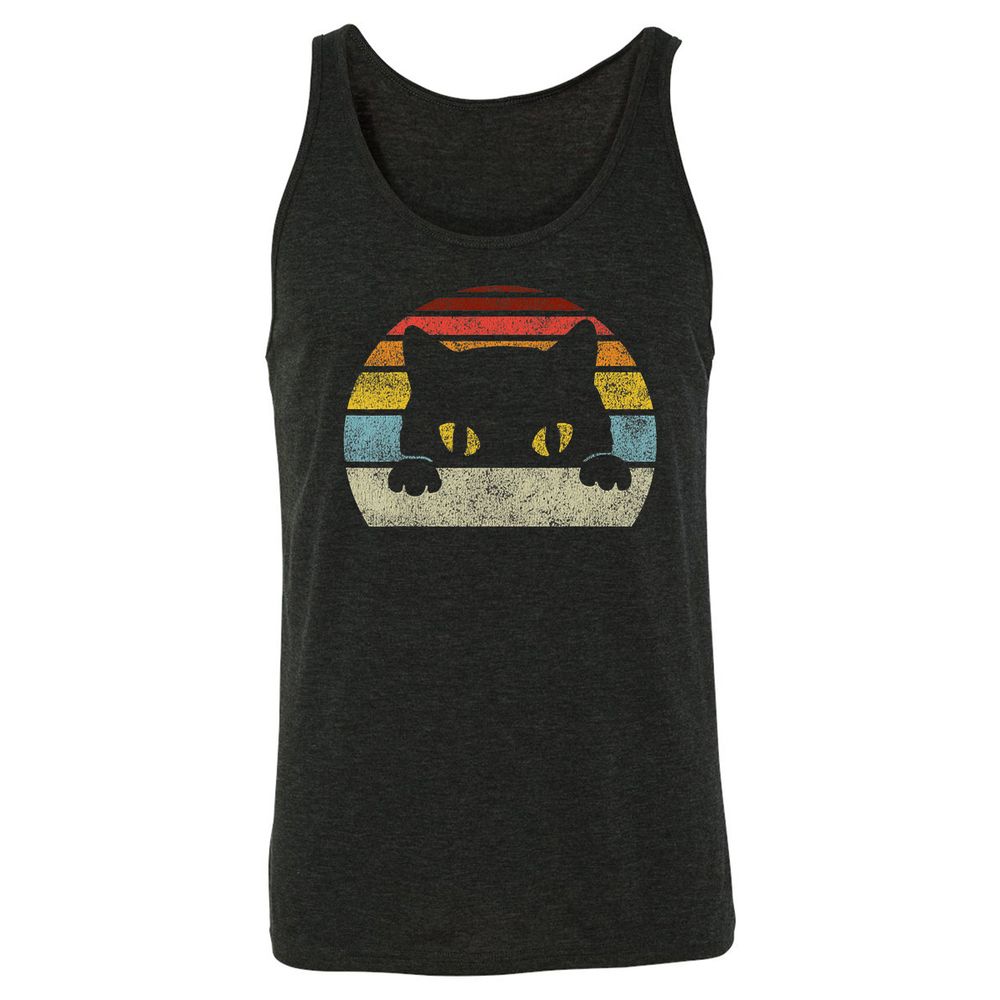 Unisex Jersey Tank - VX9C35B7 - Charcoal Black Triblend - 5