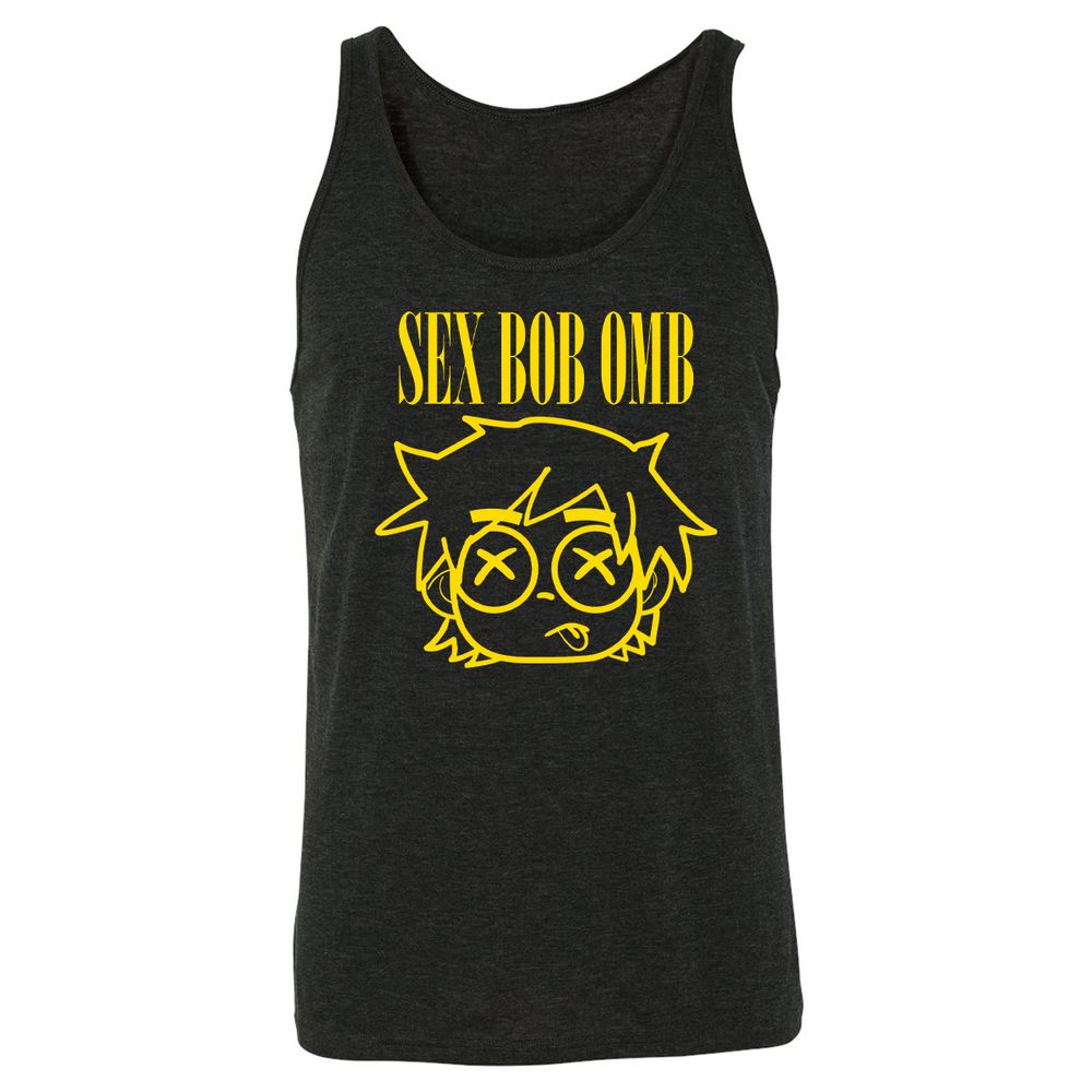 Unisex Jersey Tank - VTJCNV39 - Charcoal Black Triblend - 5