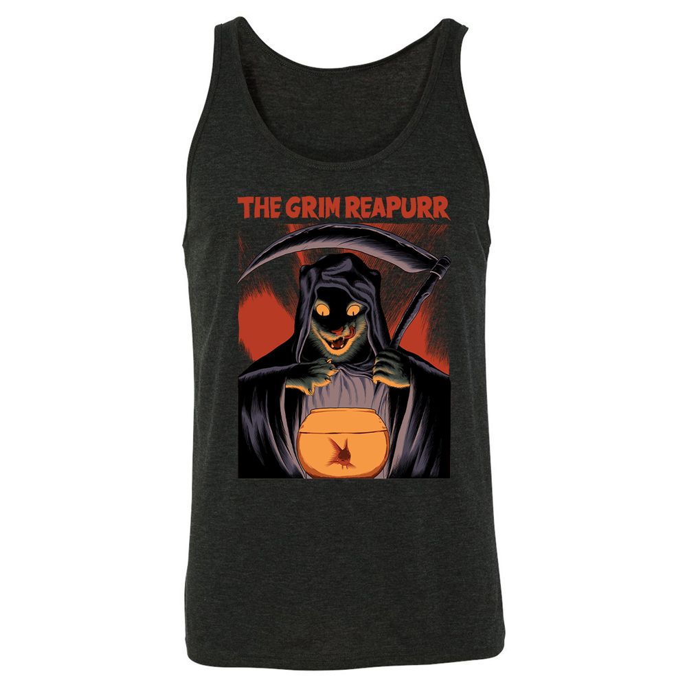 Unisex Jersey Tank - P44SB8ZG - Charcoal Black Triblend - 5