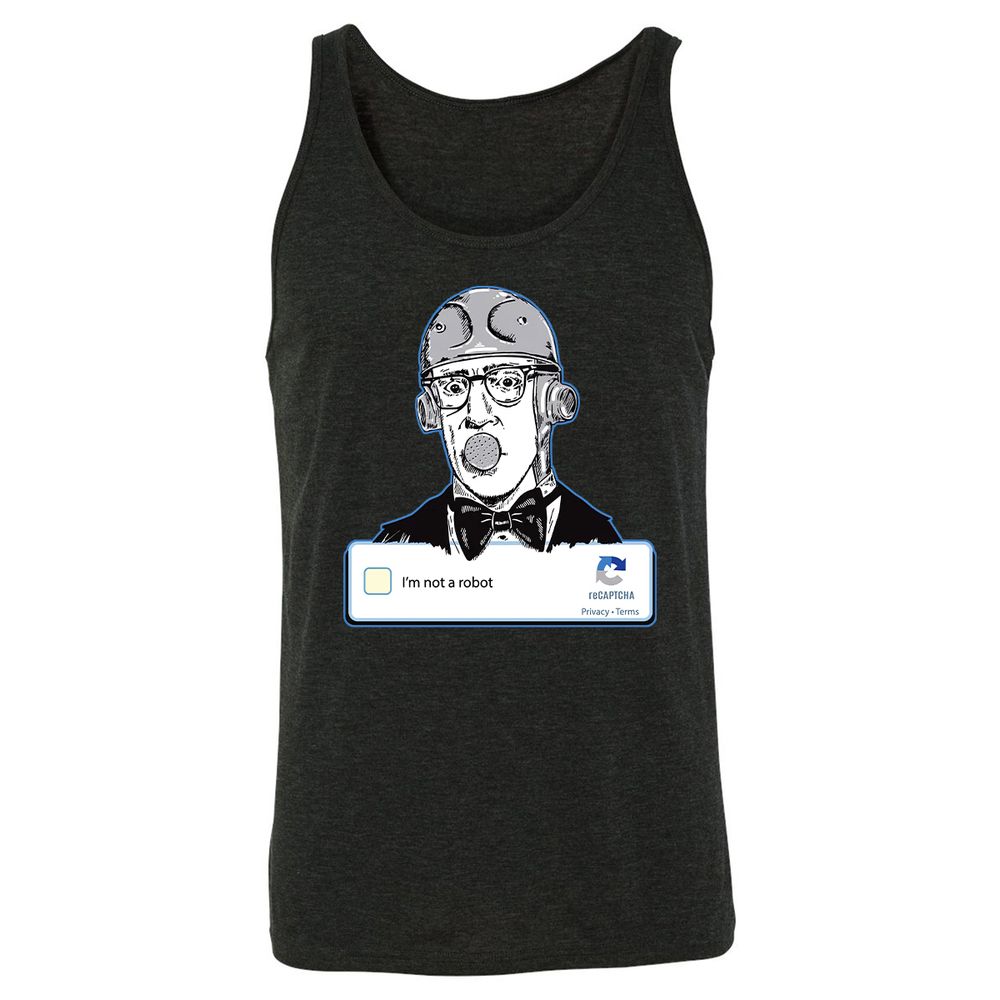 Unisex Jersey Tank - 5U556QFN - Charcoal Black Triblend - 5
