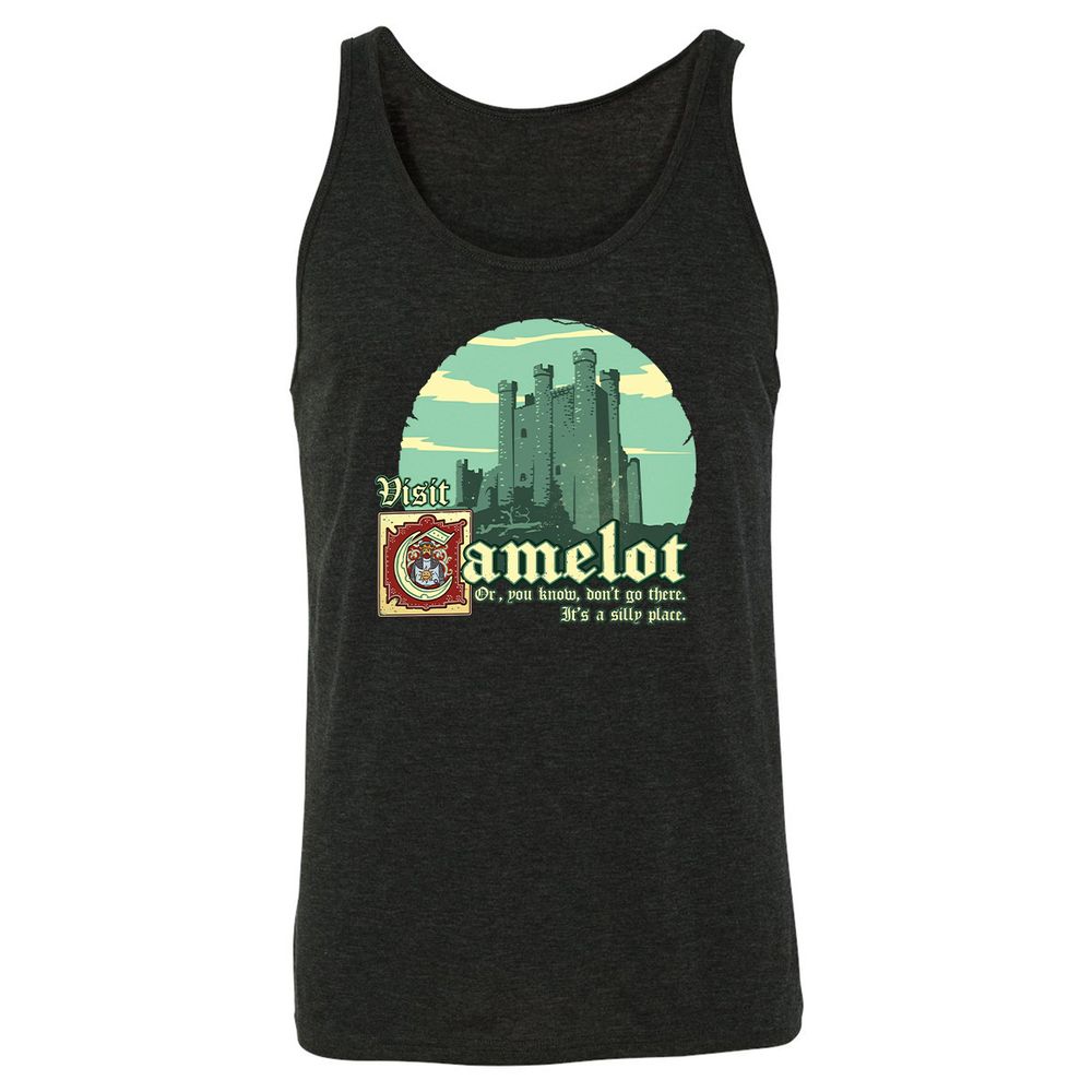 Unisex Jersey Tank - QYCUNUMM - Charcoal Black Triblend - 5