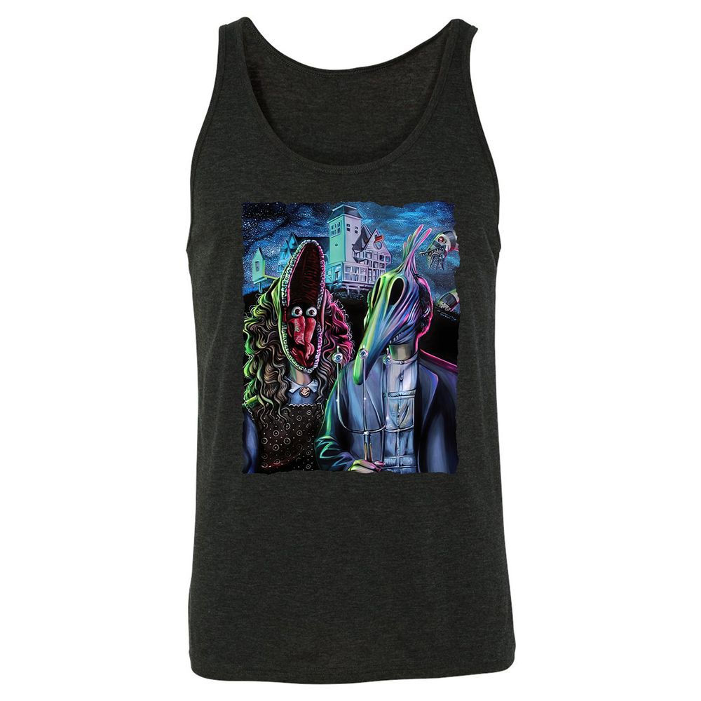 Unisex Jersey Tank - EUWP6YQQ - Charcoal Black Triblend - 5