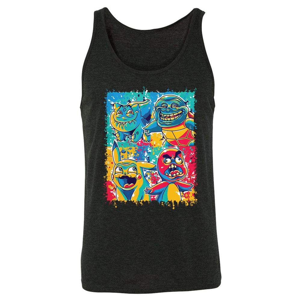 Unisex Jersey Tank - LPYT4T5Y - Charcoal Black Triblend - 5