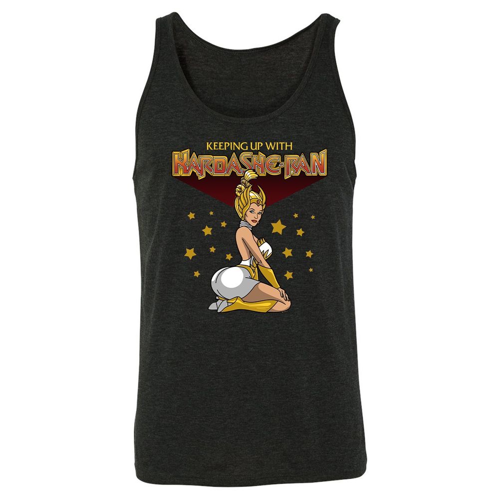 Unisex Jersey Tank - 3YA18TQ4 - Charcoal Black Triblend - 5