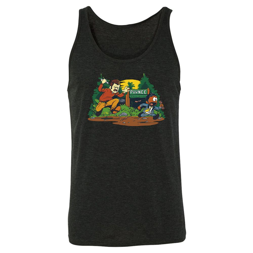 Unisex Jersey Tank - ATGMVVQ4 - Charcoal Black Triblend - 5