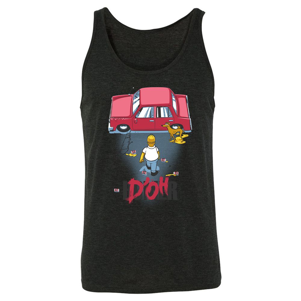 Unisex Jersey Tank - SUJK5QKJ - Charcoal Black Triblend - 5