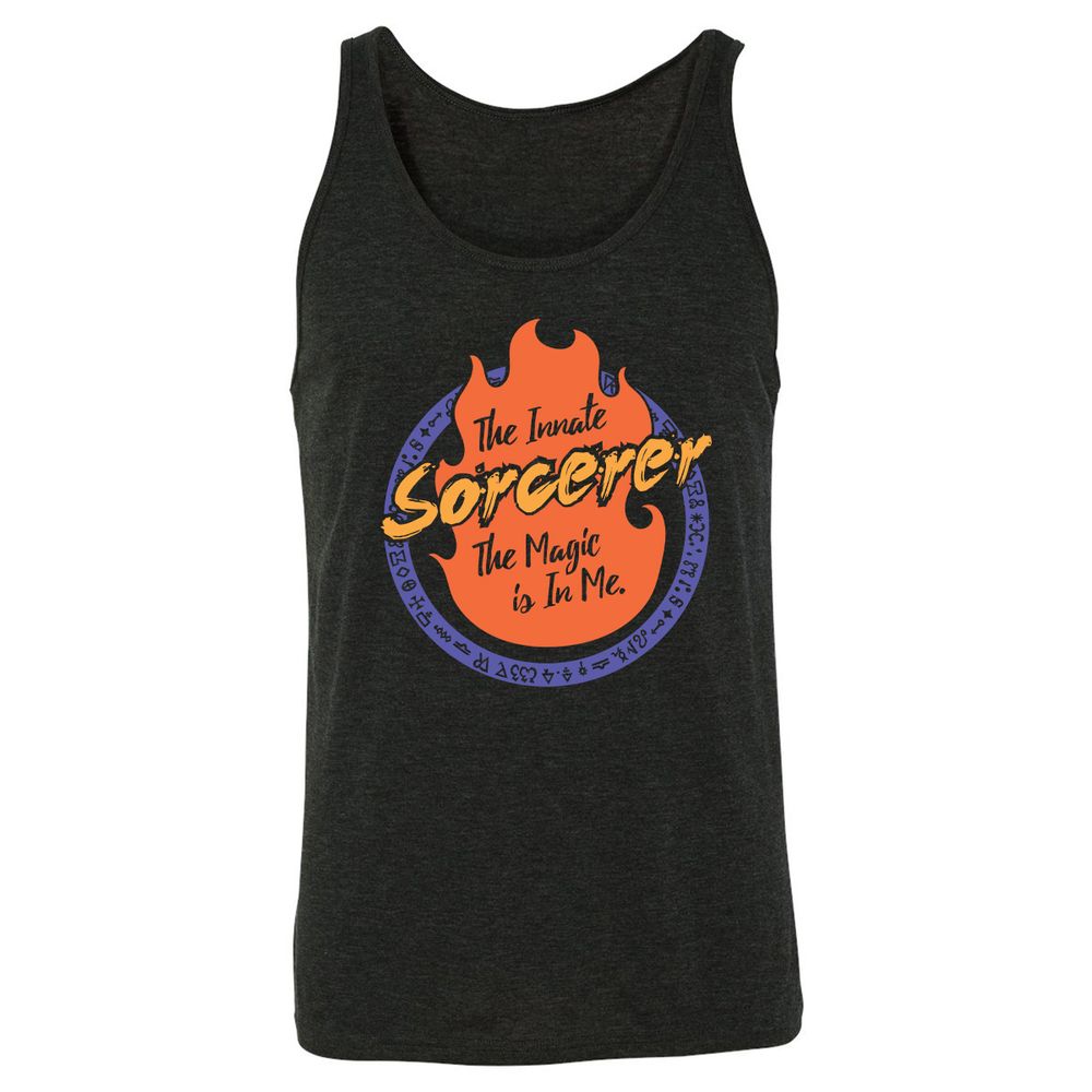 Unisex Jersey Tank - 6CAU1NBQ - Charcoal Black Triblend - 5