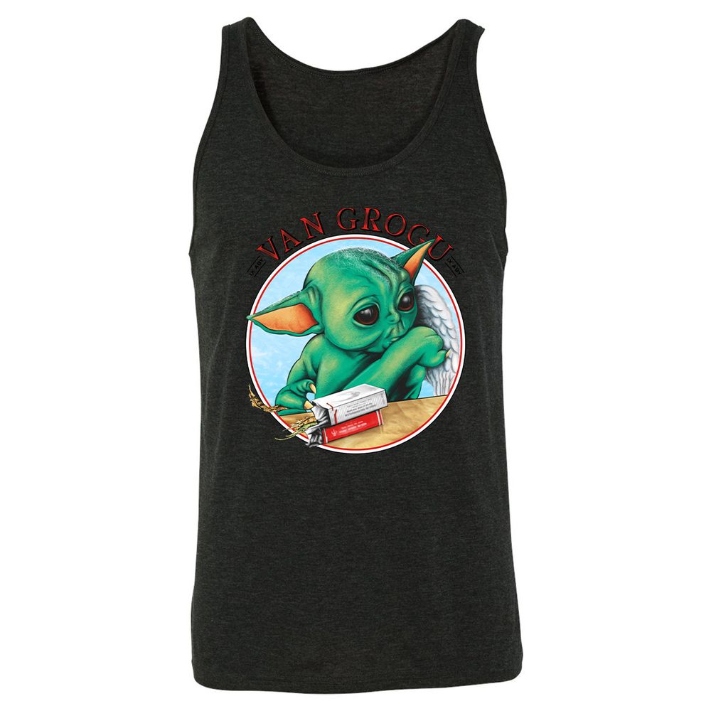 Unisex Jersey Tank - R7GKPKR4 - Charcoal Black Triblend - 5