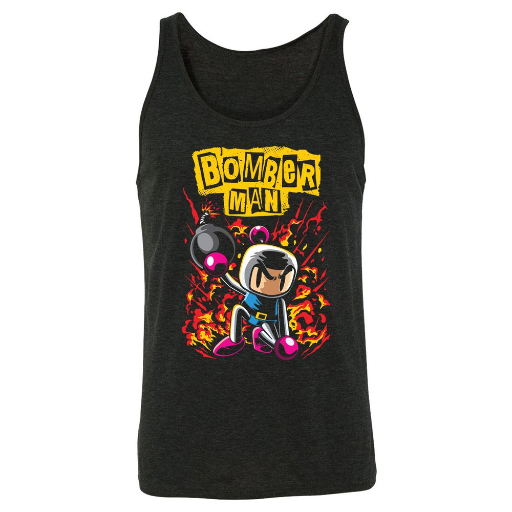 Unisex Jersey Tank - SLP543L5 - Charcoal Black Triblend - 5