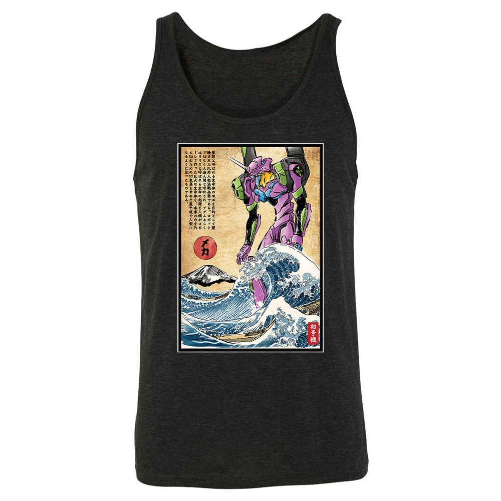 Unisex Jersey Tank - VKJLDL16 - Charcoal Black Triblend - 5