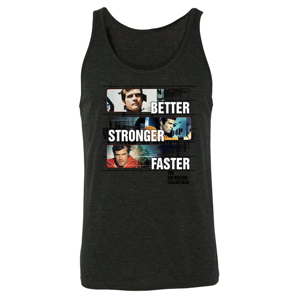 Unisex Jersey Tank - 4Y9FD36P - Charcoal Black Triblend - 5