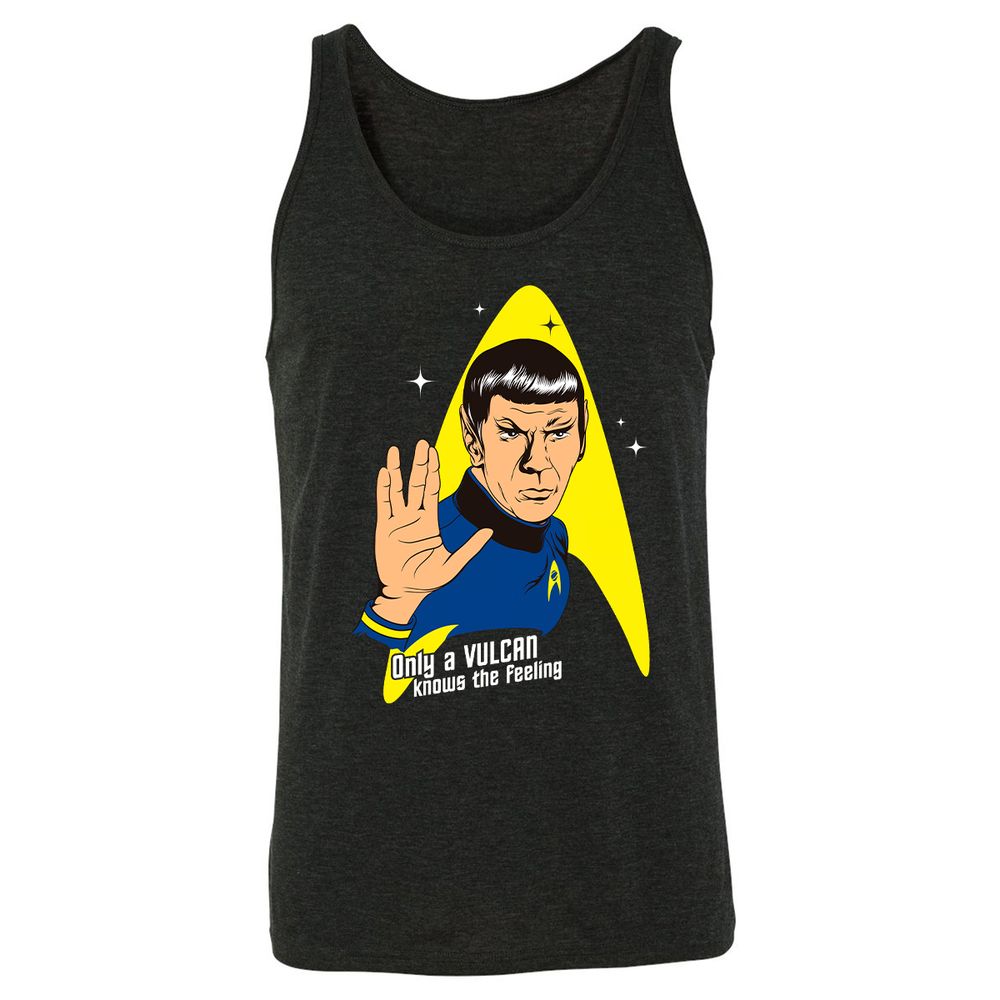 Unisex Jersey Tank - EM2FPR1G - Charcoal Black Triblend - 5