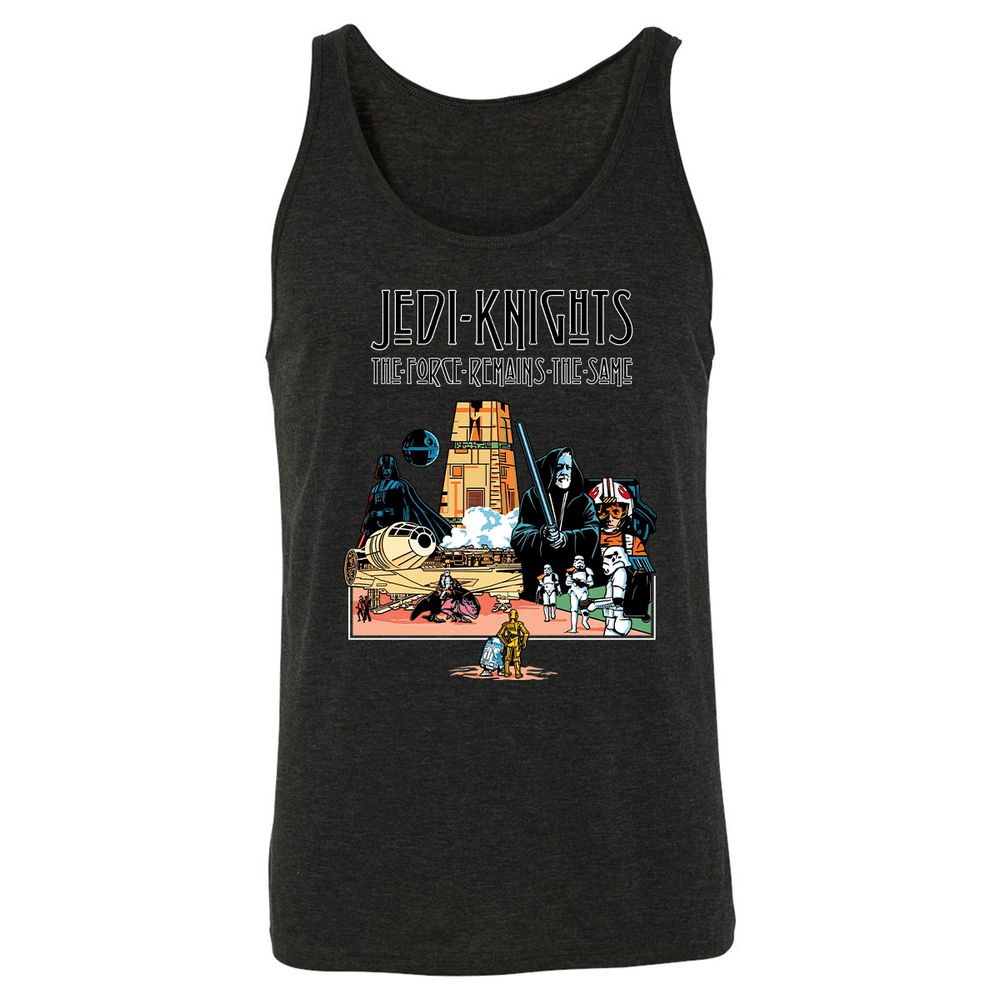 Unisex Jersey Tank - BAZNYGH8 - Charcoal Black Triblend - 5