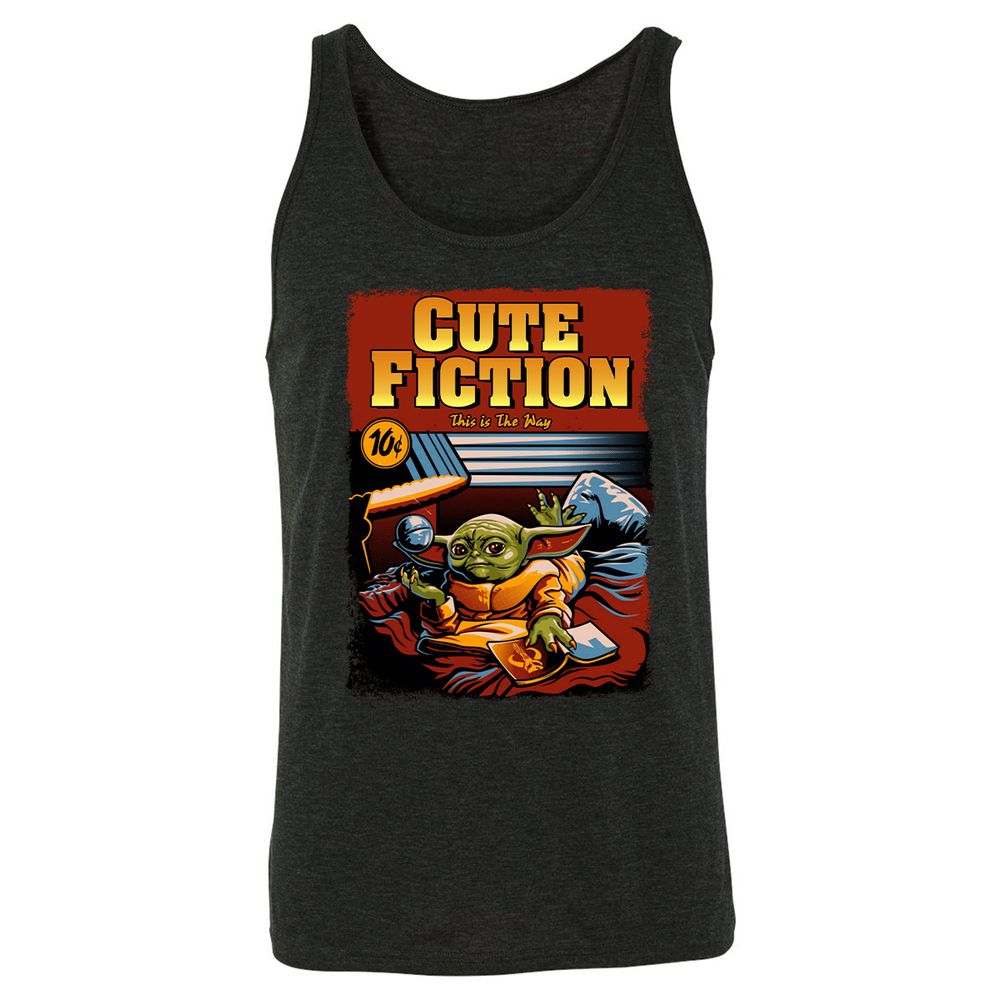 Unisex Jersey Tank - S9KHF1G8 - Charcoal Black Triblend - 5