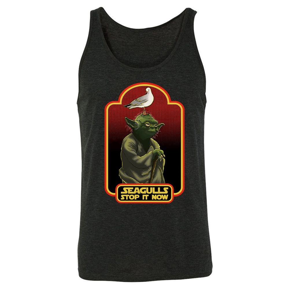 Unisex Jersey Tank - 9MZJYEV2 - Charcoal Black Triblend - 5