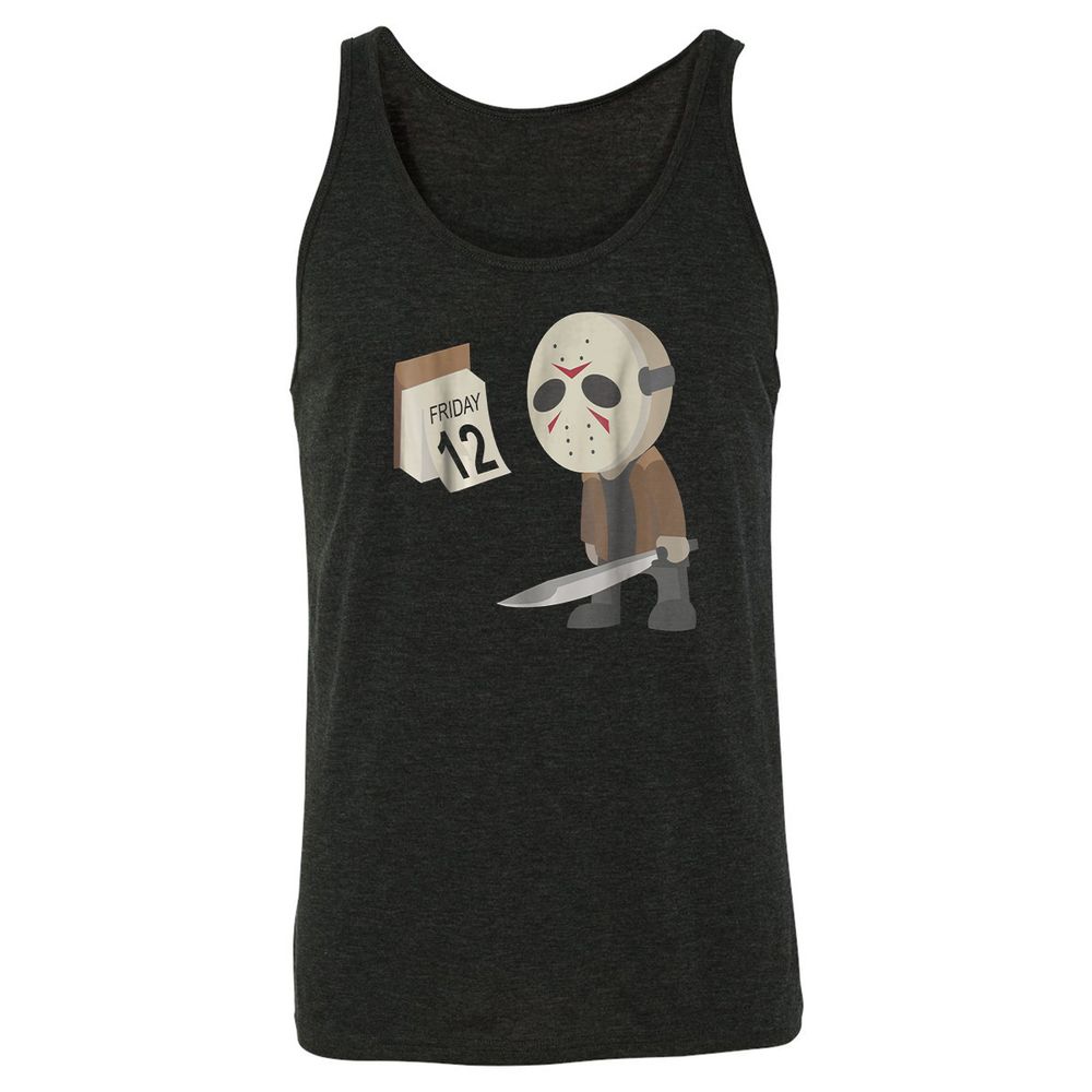 Unisex Jersey Tank - H5XMV5MV - Charcoal Black Triblend - 5