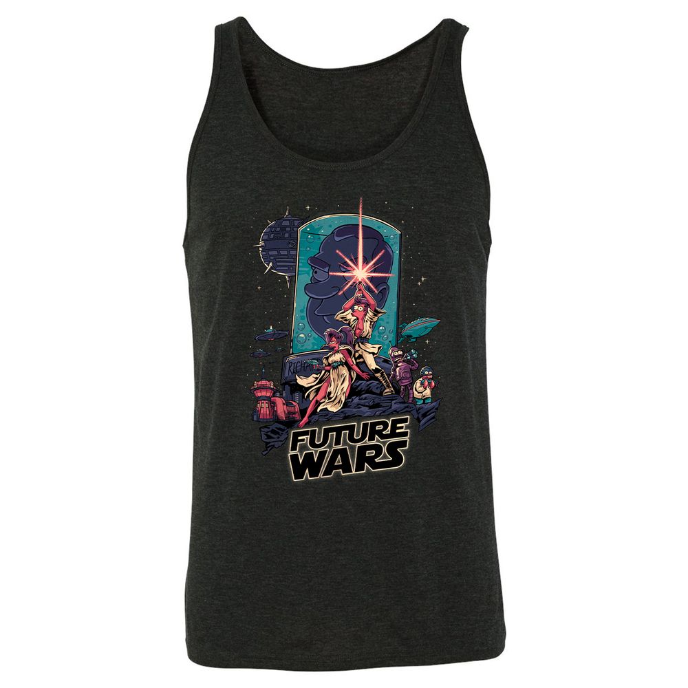 Unisex Jersey Tank - V53ZV94G - Charcoal Black Triblend - 5