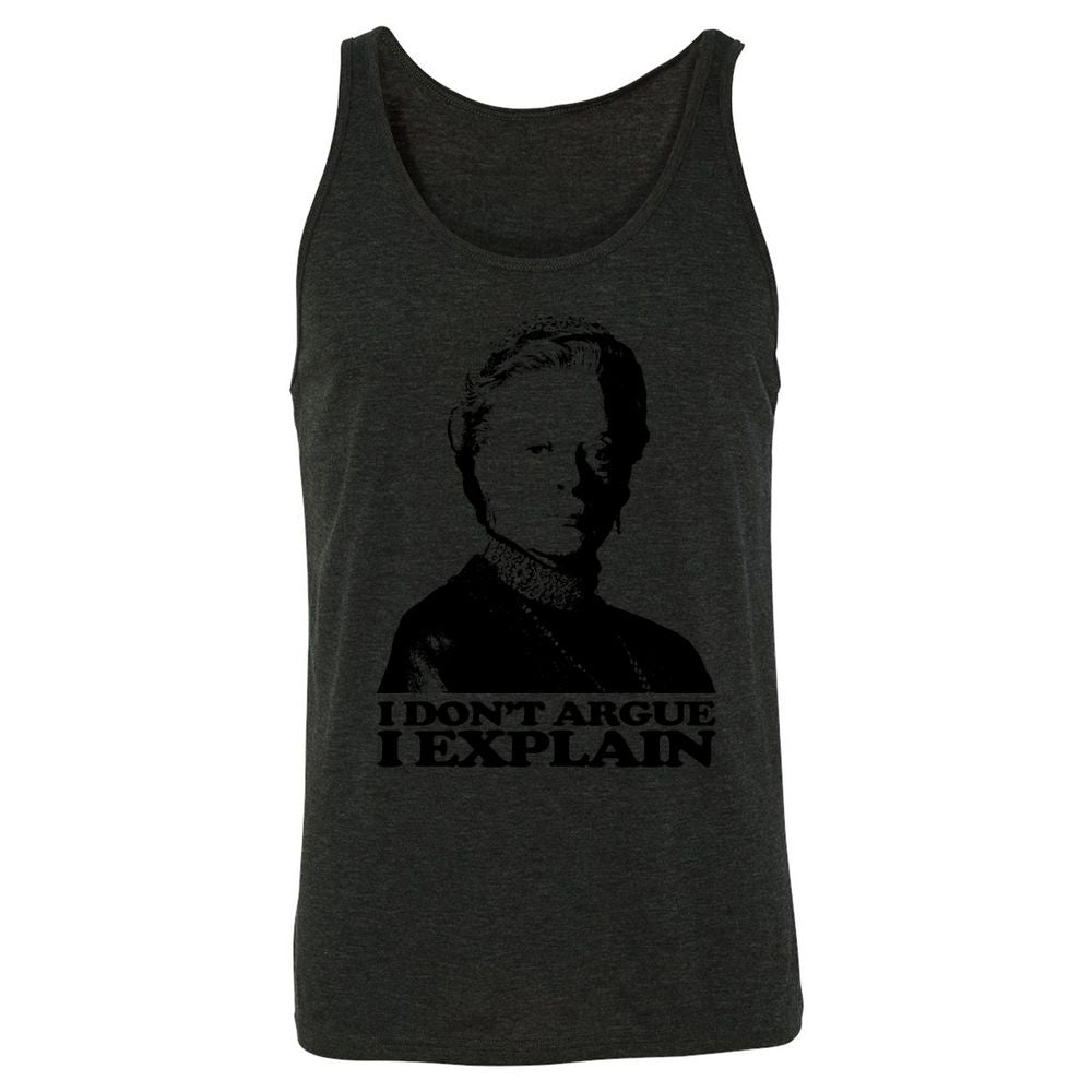 Unisex Jersey Tank - 4DRSASDK - Charcoal Black Triblend - 5
