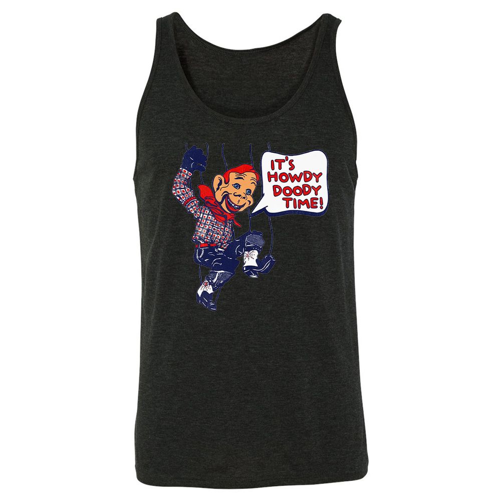 It's Howdy Doody Time! - Charcoal Black Triblend - 5