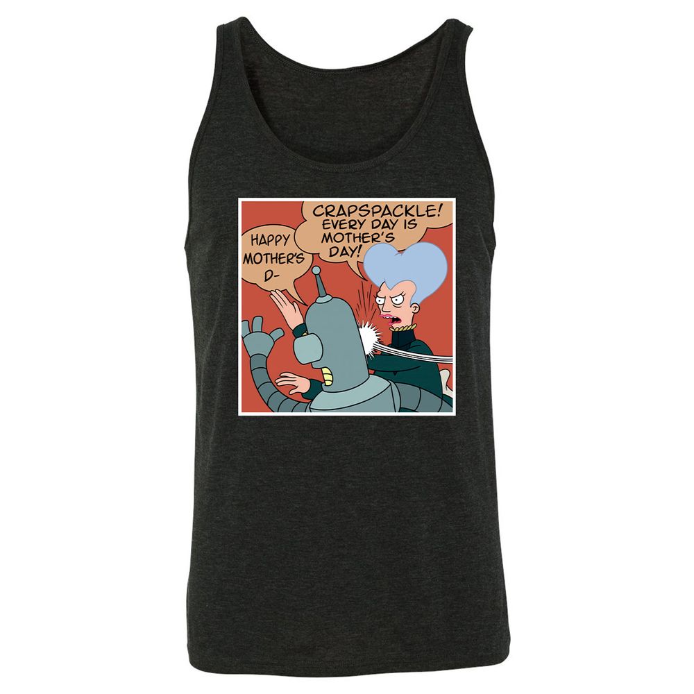 Unisex Jersey Tank - 144J23NW - Charcoal Black Triblend - 5