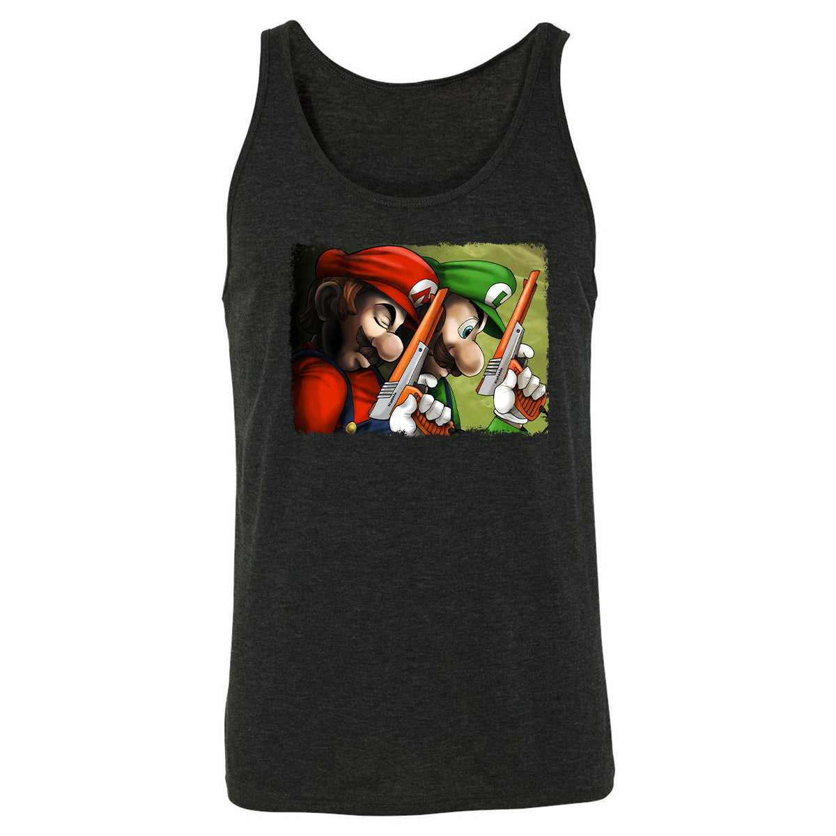 Unisex Jersey Tank - E7HC66V7 - Charcoal Black Triblend - 5