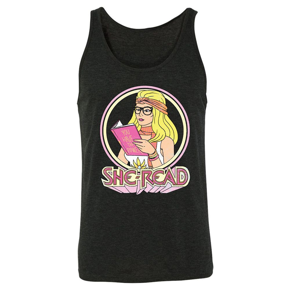 Unisex Jersey Tank - H4HVDUE5 - Charcoal Black Triblend - 5