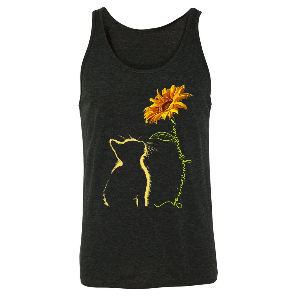 Unisex Jersey Tank - HZYMFWVL - Charcoal Black Triblend - 5