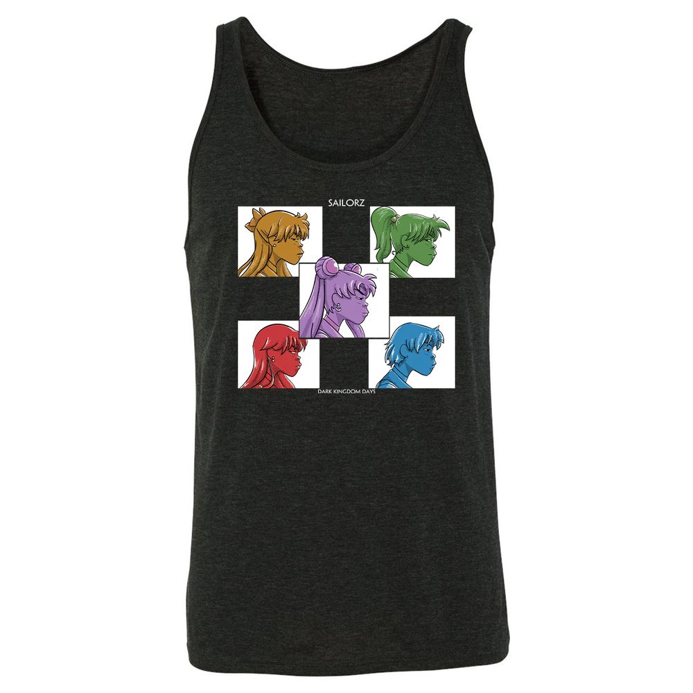 Unisex Jersey Tank - 6D4U5S9H - Charcoal Black Triblend - 5