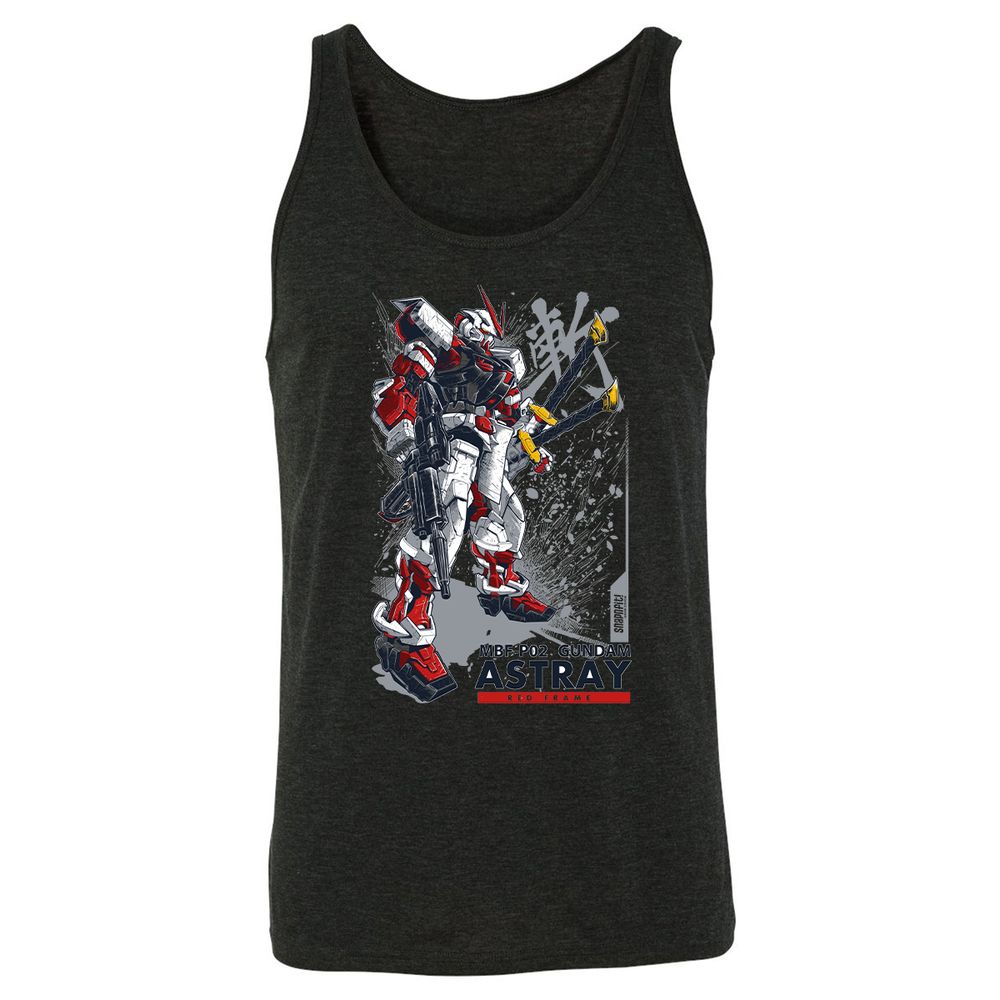 Unisex Jersey Tank - W6A757YK - Charcoal Black Triblend - 5