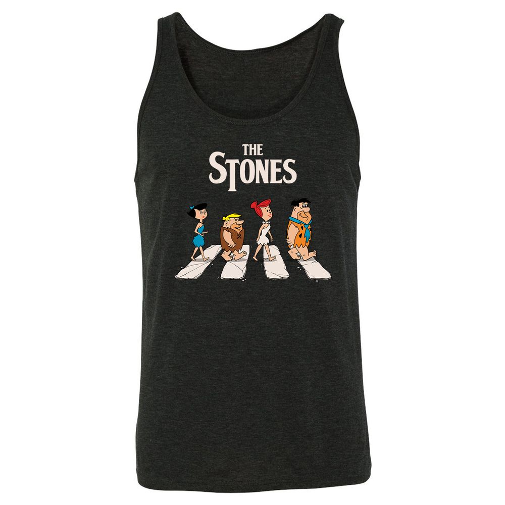 Unisex Jersey Tank - 8P2YVTBY - Charcoal Black Triblend - 5