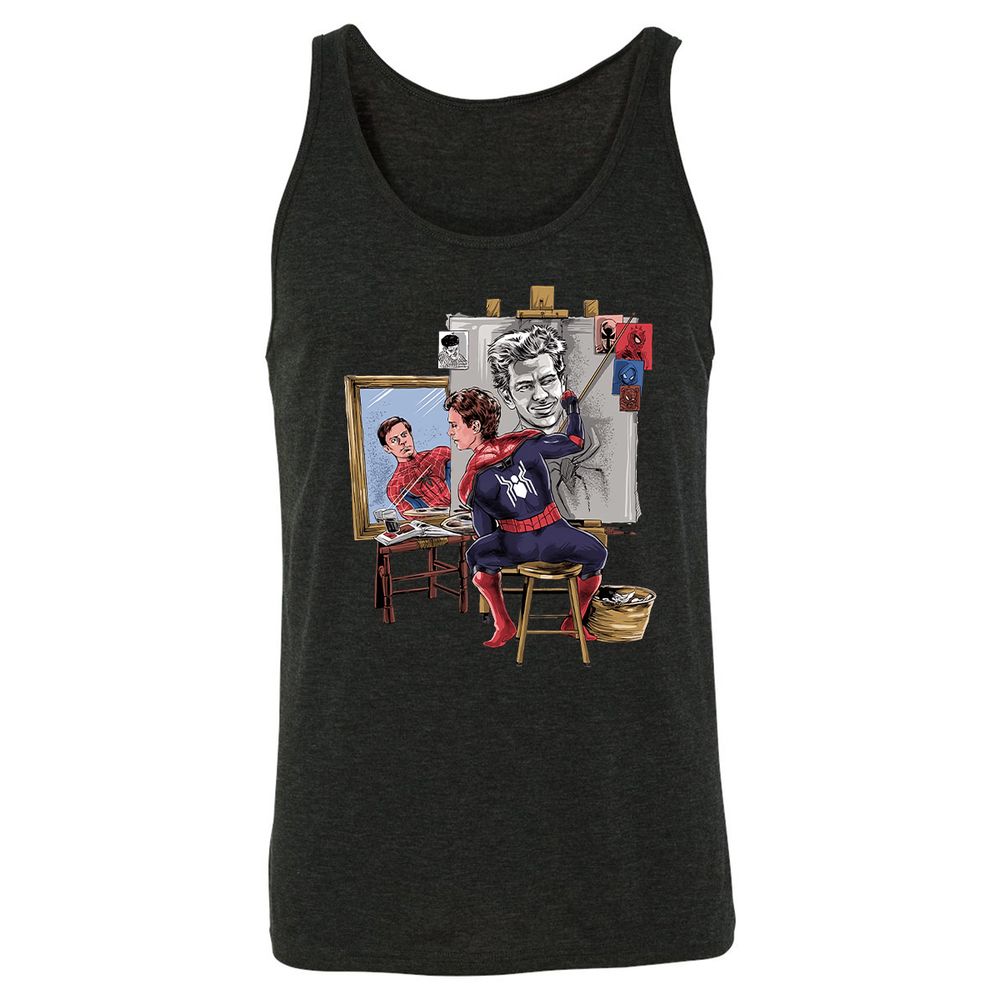 Unisex Jersey Tank - 1V76TKB1 - Charcoal Black Triblend - 5