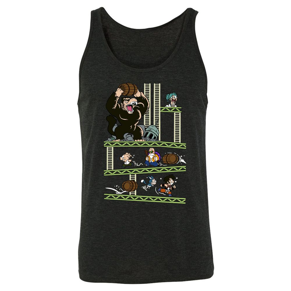 Unisex Jersey Tank - 884W5DWG - Charcoal Black Triblend - 5