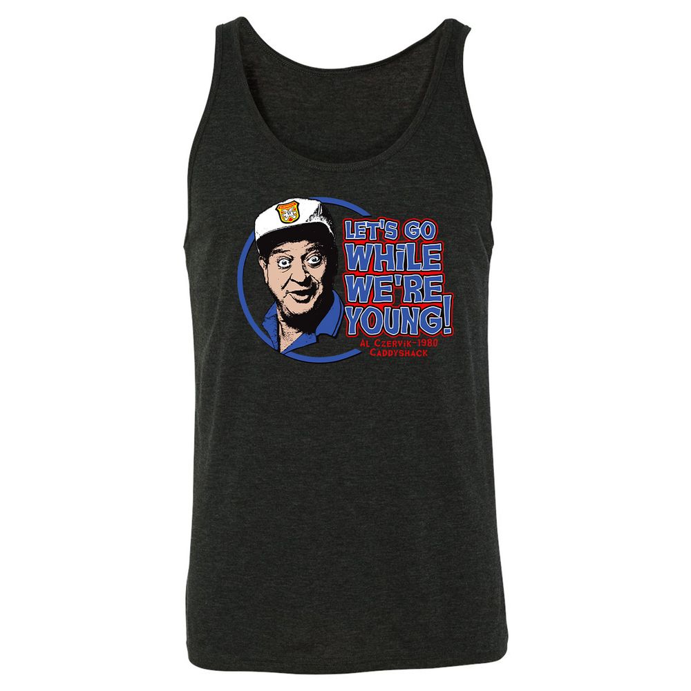 Unisex Jersey Tank - F43CMLDG - Charcoal Black Triblend - 5