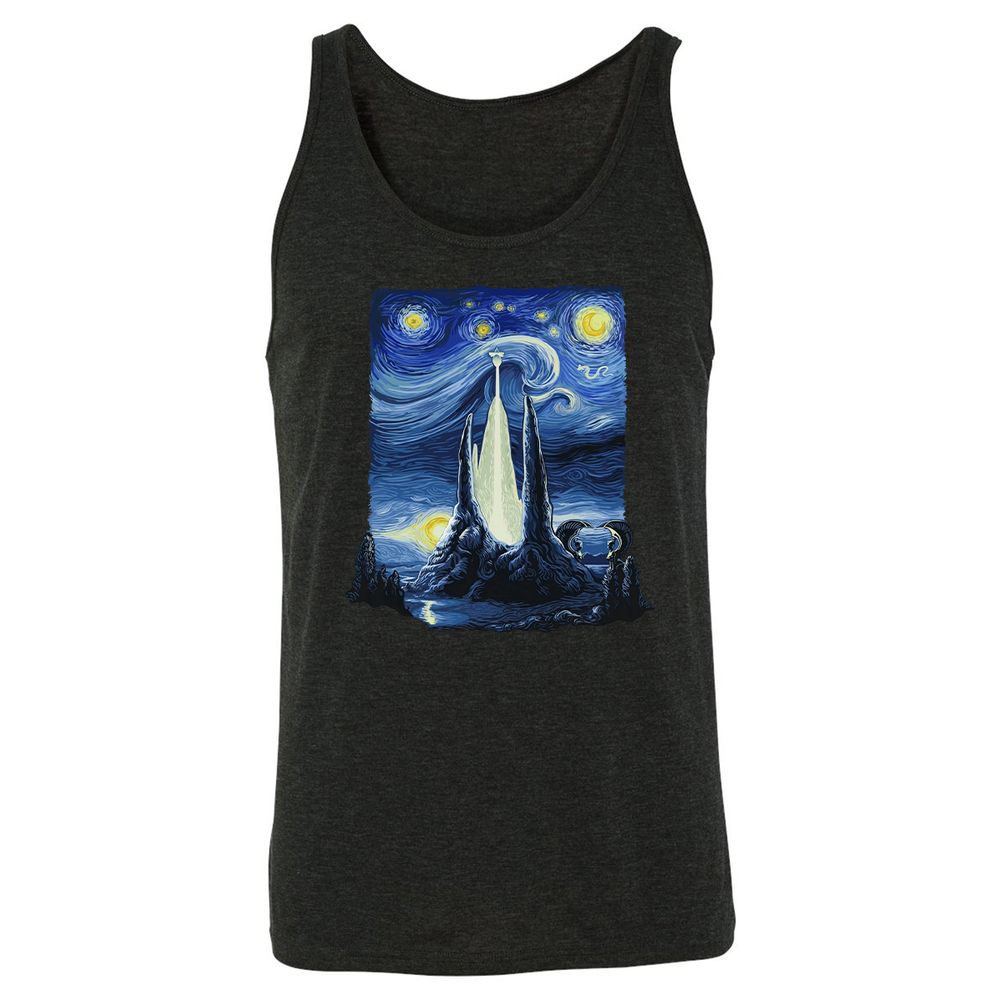Unisex Jersey Tank - CGFEKM3T - Charcoal Black Triblend - 5