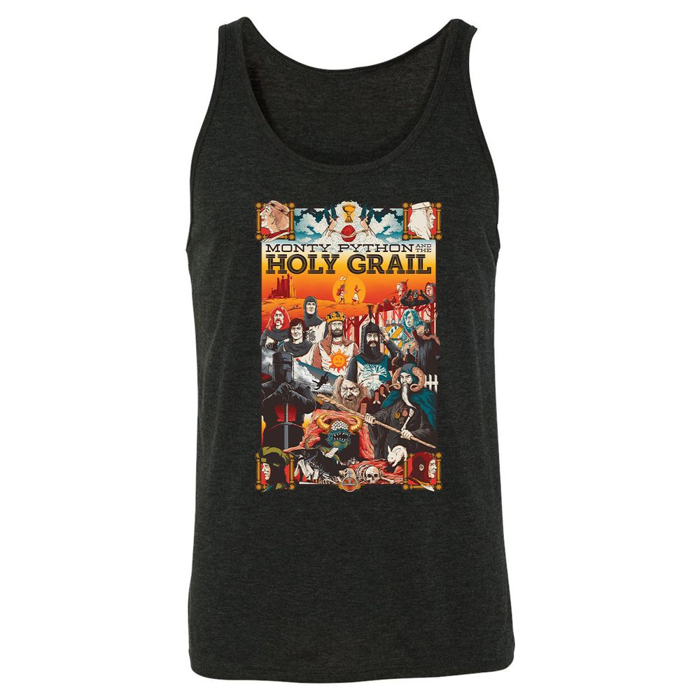 Unisex Jersey Tank - CF756QB2 - Charcoal Black Triblend - 5