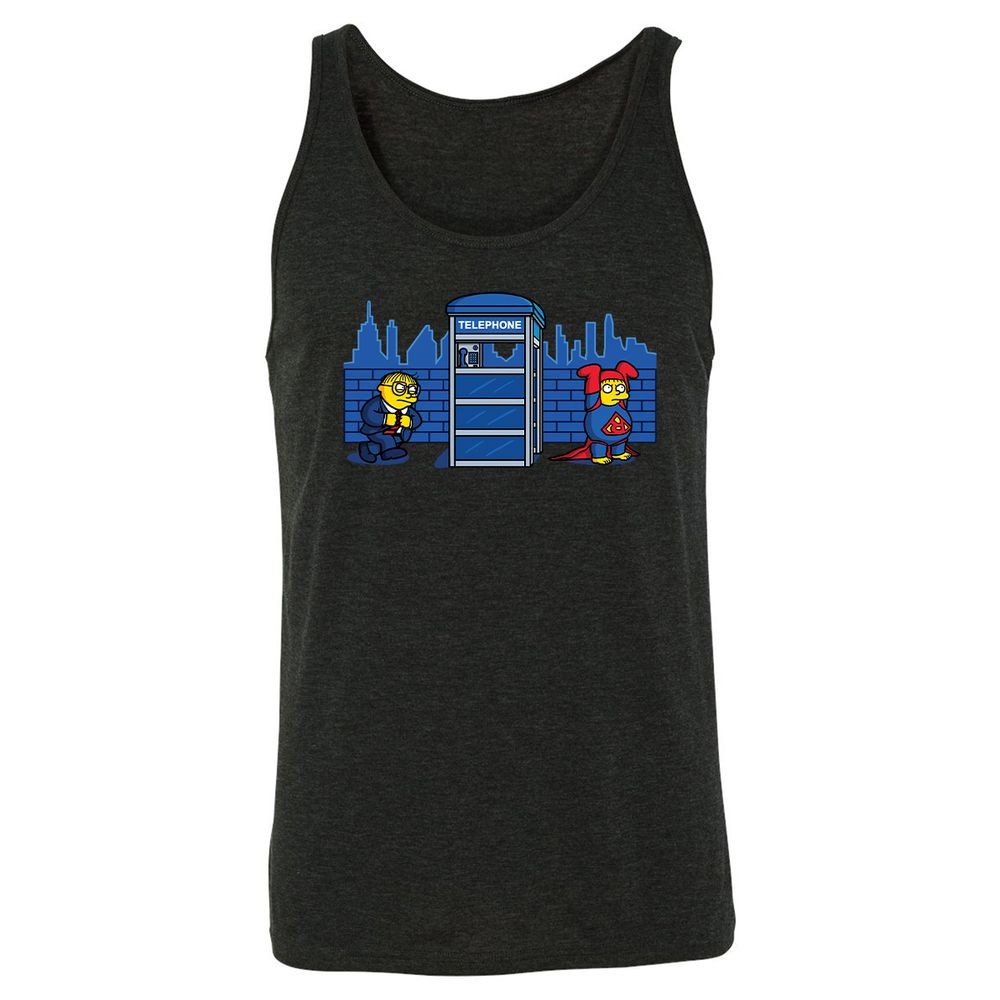 Unisex Jersey Tank - BLCZXYSP - Charcoal Black Triblend - 5