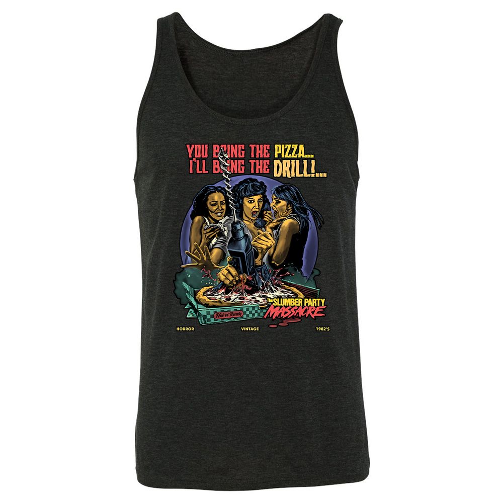 Unisex Jersey Tank - YQXHK8HD - Charcoal Black Triblend - 5