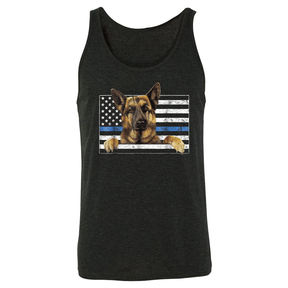 Unisex Jersey Tank - L9W83ELP - Charcoal Black Triblend - 5