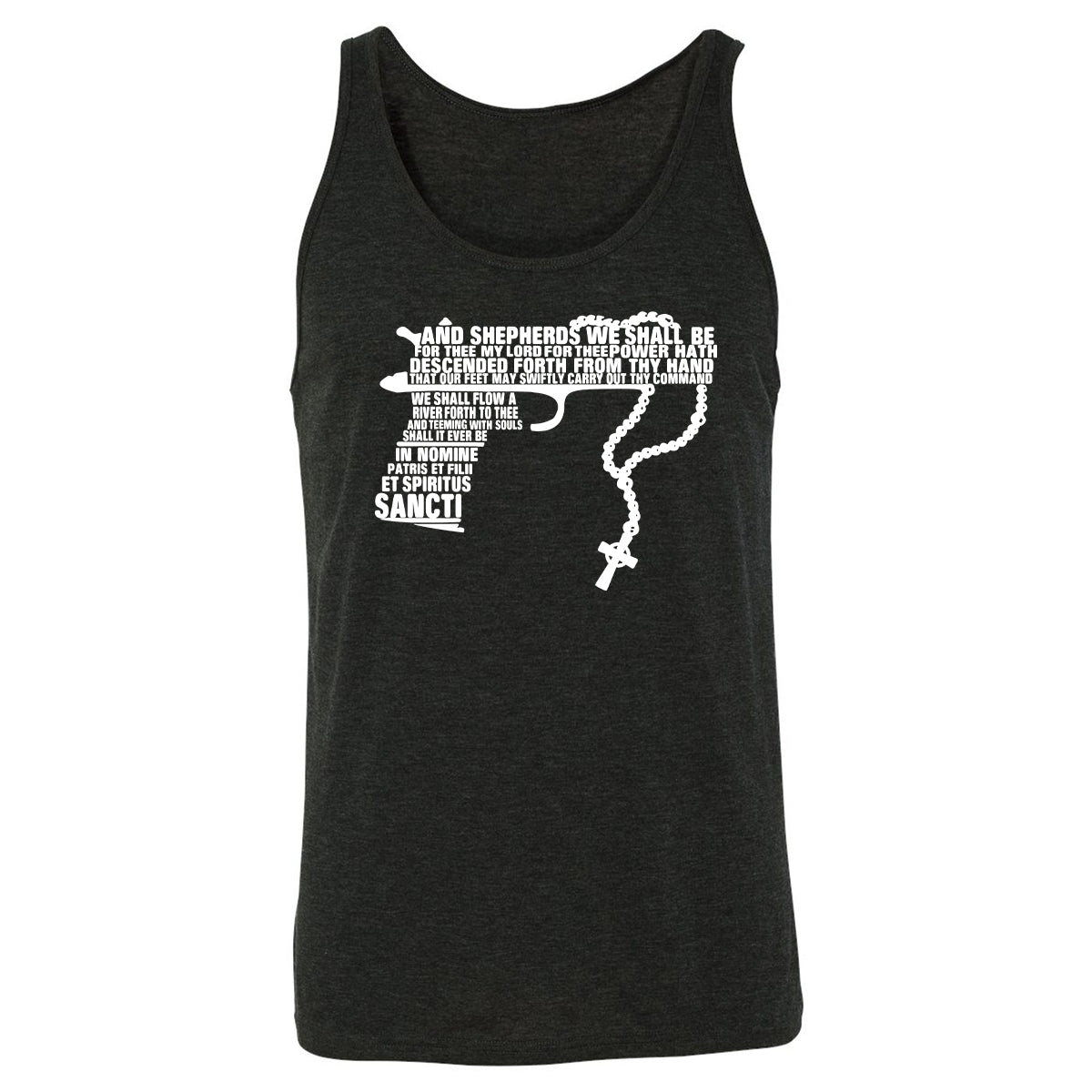 Unisex Jersey Tank - W5WR9CEQ - Charcoal Black Triblend - 5