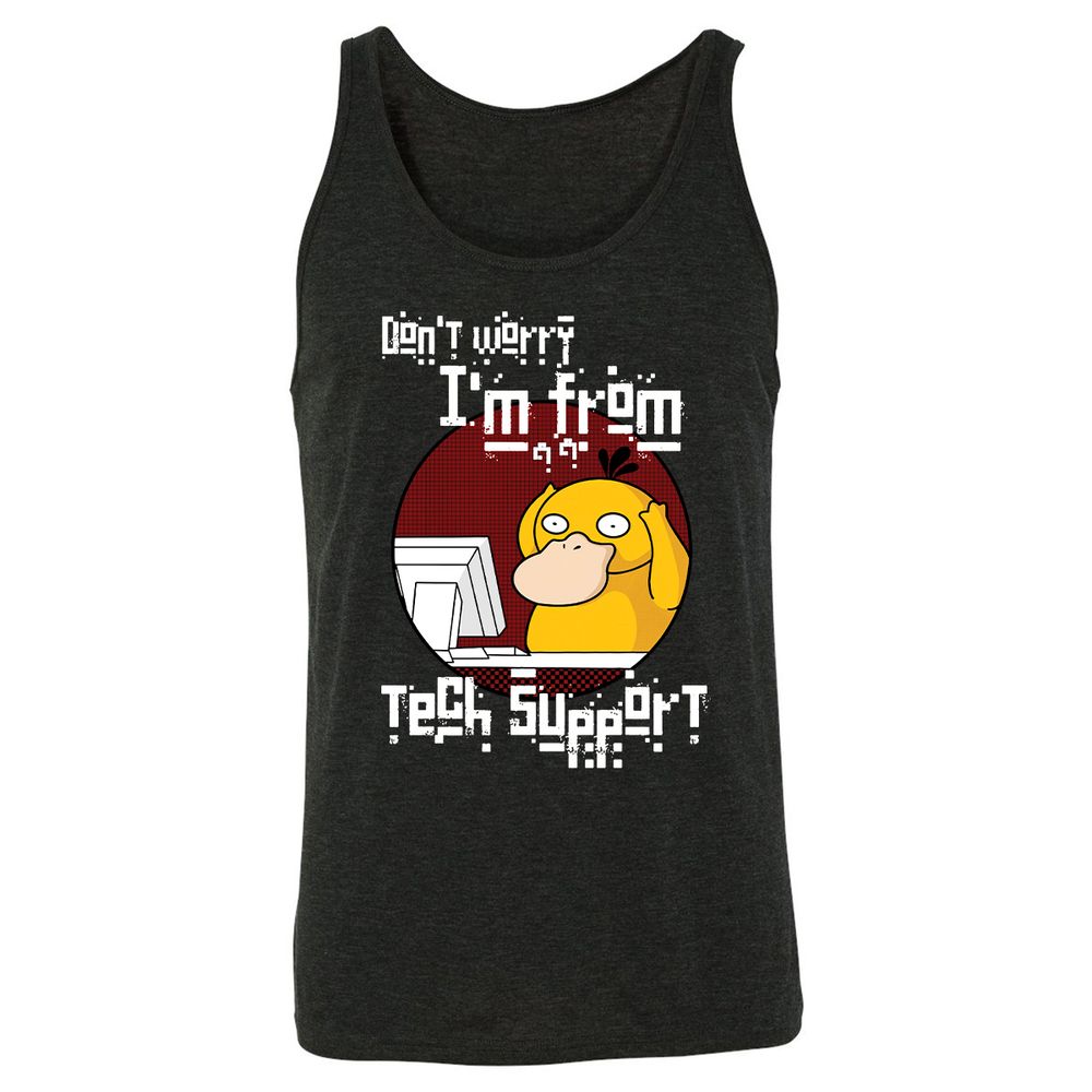 Unisex Jersey Tank - 89EMZGBD - Charcoal Black Triblend - 5