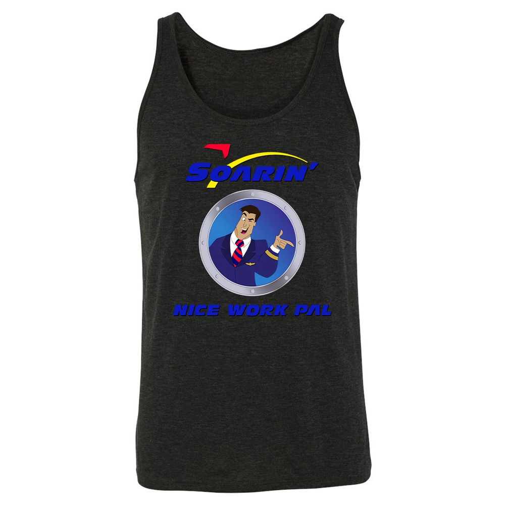 Unisex Jersey Tank - 7B1W8KHH - Charcoal Black Triblend - 5