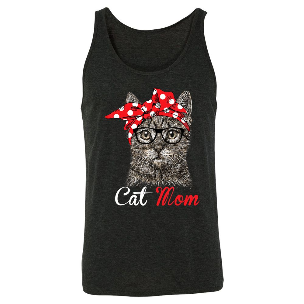 Unisex Jersey Tank - B77EQKBL - Charcoal Black Triblend - 5