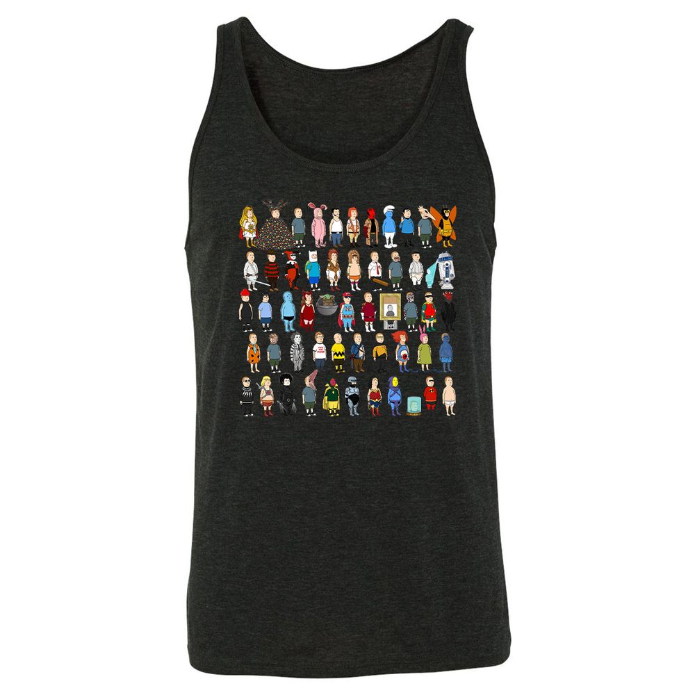 Unisex Jersey Tank - FBMLVSN3 - Charcoal Black Triblend - 5