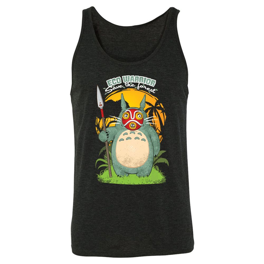 Unisex Jersey Tank - G4D9PLU4 - Charcoal Black Triblend - 5